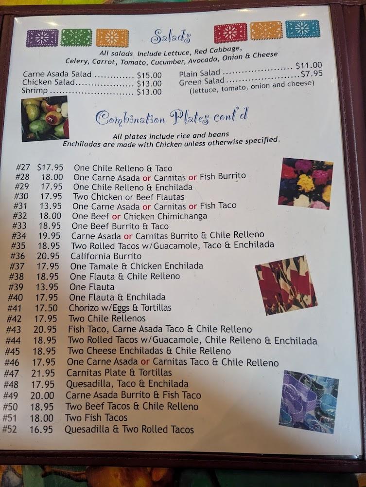 El Michoacan Restaurant Menu image 1